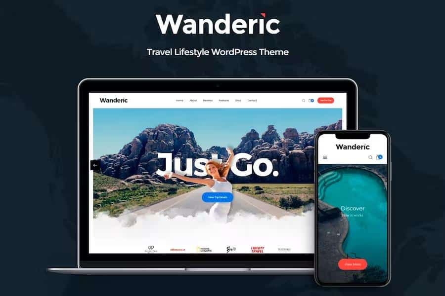 WANDERIC – TRAVEL BLOG & LIFESTYLE WORDPRESS THEME
